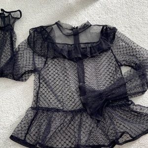 Cute sheer girly blouse